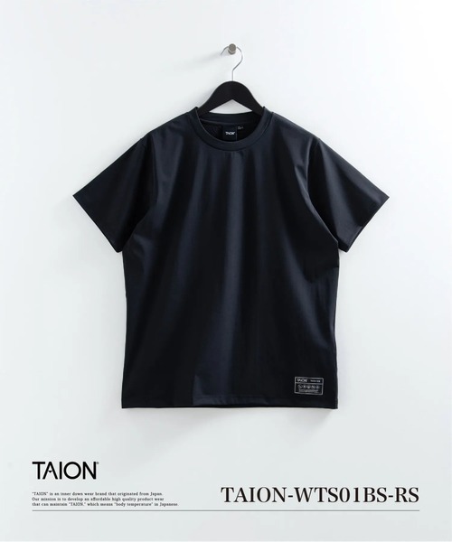 TAION(タイオン)の「【TAION(タイオン)】〈ウィメンズ〉ファンクションT UV 接触冷感 抗菌 速乾 ストレッチ Tシャツ-レギュラー(Tシャツ/カットソー・レディース・ホワイト/ライトグレー/ブラック/カーキ/チャコール/ダークネイビー・M/L)」の14枚目の写真