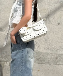 HALEY PESCA/ドットスクエアショルダーバッグ