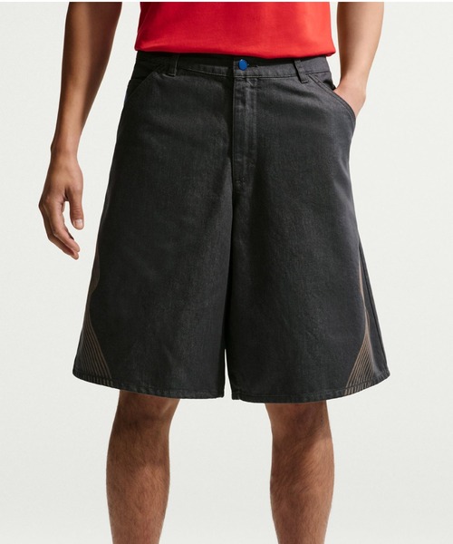 NIKE(ナイキ)の「NIKE AS M NK DENIM SHORT FTBL KOR A / ナイキ デニム ショート FTBL KOR A 【SP】(デニムパンツ・メンズ・ダークグレー/ブルー・36inch/34inch/32inch/30inch)」の3枚目の写真