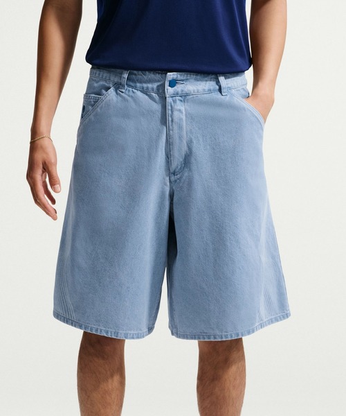 NIKE(ナイキ)の「NIKE AS M NK DENIM SHORT FTBL KOR A / ナイキ デニム ショート FTBL KOR A 【SP】(デニムパンツ・メンズ・ダークグレー/ブルー・36inch/34inch/32inch/30inch)」の12枚目の写真