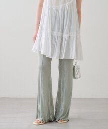 Kastane（カスタネ）の「【-5キロ見え/伸縮性◎/ラク盛れ】B シアーリブフレアパンツ（その他パンツ）」