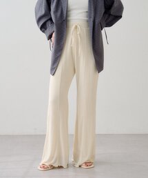 Kastane（カスタネ）の「【-5キロ見え/伸縮性◎/ラク盛れ】B シアーリブフレアパンツ（その他パンツ）」