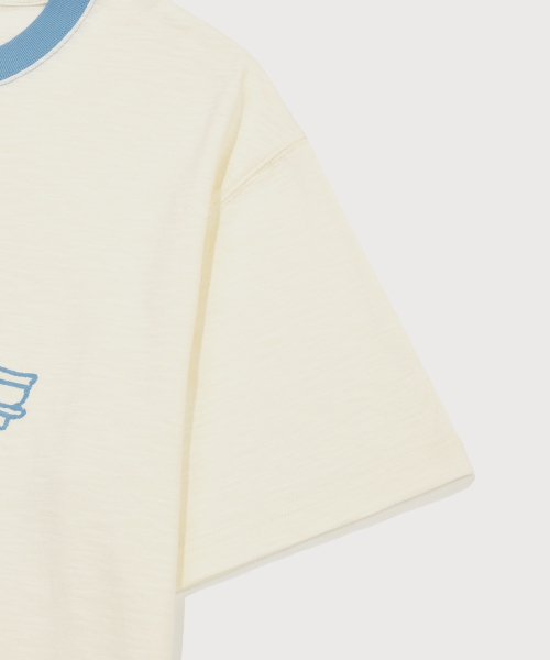 COVERNAT(カバーナット)の「スラブヴィンテージカーグラフィックTシャツアイボリー(Tシャツ/カットソー・メンズ・その他・X-SMALL/SMALL/MEDIUM/LARGE/X-LARGE/XX-LARGE)」の4枚目の写真