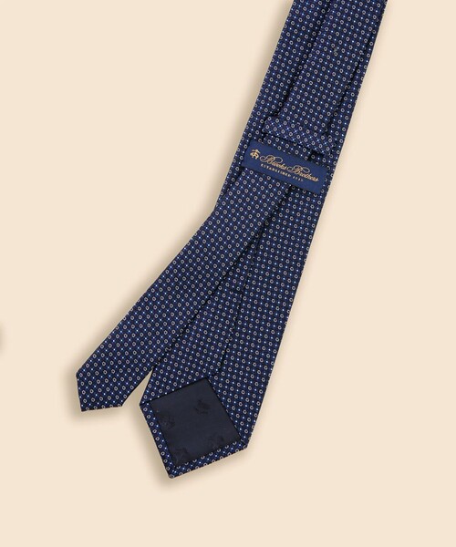 シルク マイクロフラワーモチーフ ジャカードタイ（ネクタイ）｜BROOKS