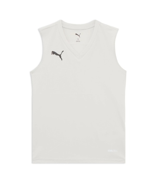 PUMA（プーマ）の「PUMA プーマ ボーイズ サッカー チームリーガ クール インナー 120-160cm TEAMLIG（その他トップス・キッズ・グレー系その他/ブラック・140/150/120/130/160）」の2枚目の写真