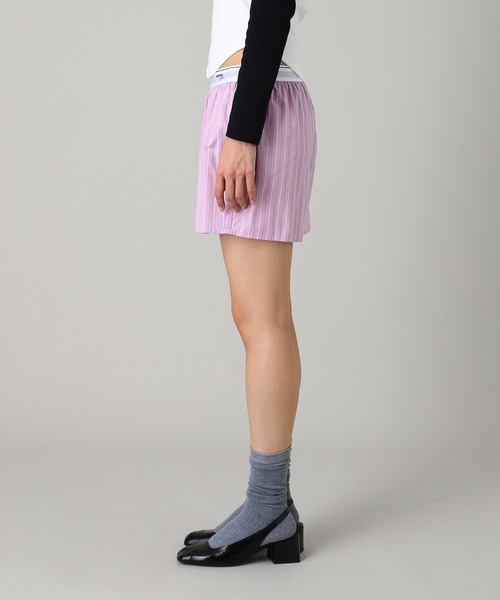forget-me-nots(フォーゲットミーノッツ)の「Boxers HGUN033(その他パンツ・レディース・ピンク/ホワイト・MEDIUM)」の5枚目の写真