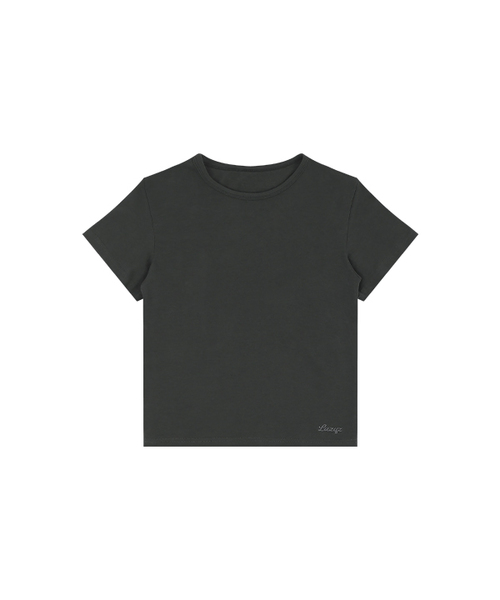 LAZYZ（レイジジ）の「サマー デイリー Tシャツ (4色)（Tシャツ/カットソー・レディース・オリーブ/ホワイト/ネイビー/チャコールグレー・FREE）」の2枚目の写真