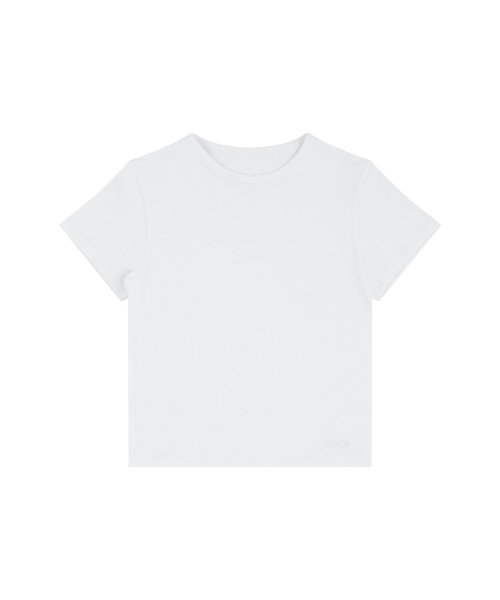 LAZYZ（レイジジ）の「サマー デイリー Tシャツ (4色)（Tシャツ/カットソー・レディース・オリーブ/ホワイト/ネイビー/チャコールグレー・FREE）」の8枚目の写真