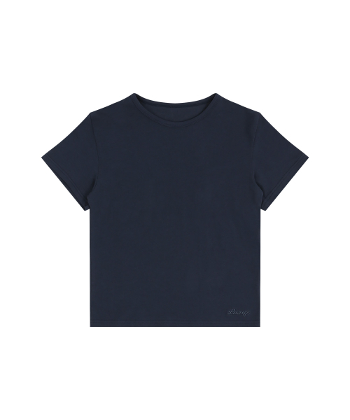 LAZYZ（レイジジ）の「サマー デイリー Tシャツ (4色)（Tシャツ/カットソー・レディース・オリーブ/ホワイト/ネイビー/チャコールグレー・FREE）」の6枚目の写真