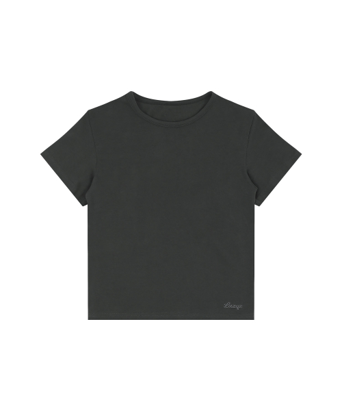 LAZYZ（レイジジ）の「サマー デイリー Tシャツ (4色)（Tシャツ/カットソー・レディース・オリーブ/ホワイト/ネイビー/チャコールグレー・FREE）」の5枚目の写真