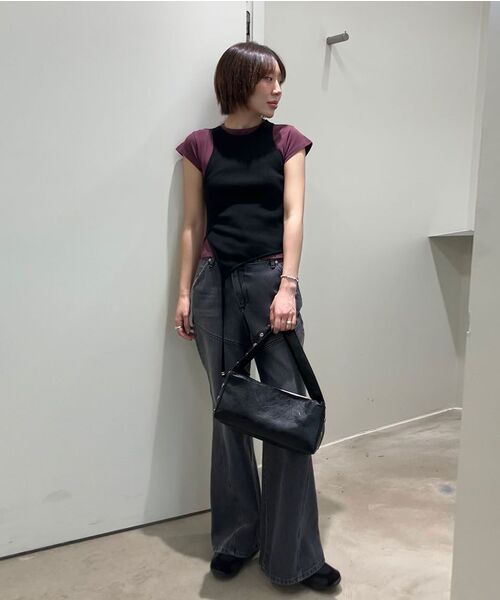 DIAGONAL(ダイアゴナル)の「DIAGONAL BOOTS CUT DENIM PANTS (black)(デニムパンツ・レディース・その他・SMALL/MEDIUM)」の13枚目の写真