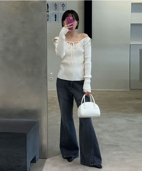 DIAGONAL(ダイアゴナル)の「DIAGONAL BOOTS CUT DENIM PANTS (black)(デニムパンツ・レディース・その他・SMALL/MEDIUM)」の14枚目の写真