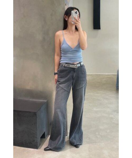 DIAGONAL(ダイアゴナル)の「DIAGONAL BOOTS CUT DENIM PANTS (black)(デニムパンツ・レディース・その他・SMALL/MEDIUM)」の8枚目の写真