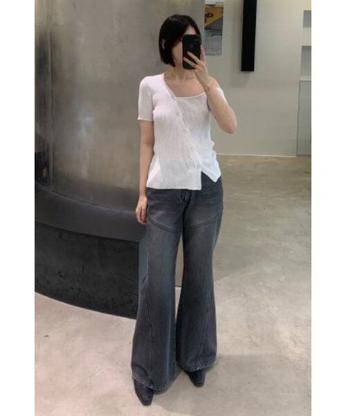 DIAGONAL(ダイアゴナル)の「DIAGONAL BOOTS CUT DENIM PANTS (black)(デニムパンツ・レディース・その他・SMALL/MEDIUM)」の10枚目の写真