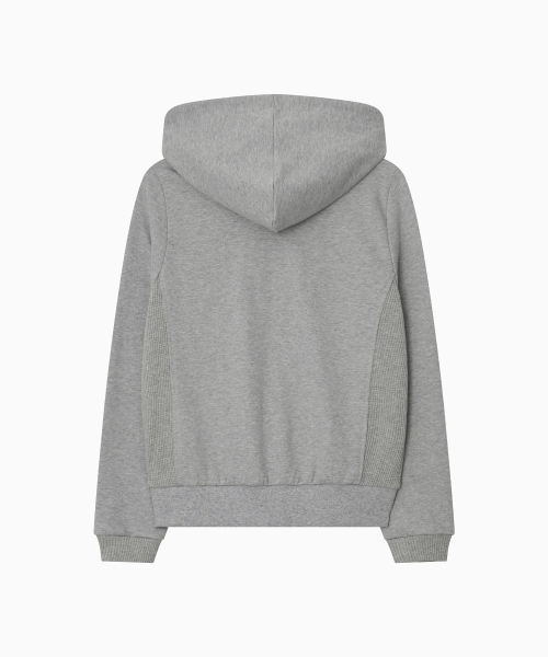 OHESHIO(オヘシオ)の「TWO-TONE WAFFLE HOODED ZIP-UP, MELANGE(パーカー・レディース・その他・FREE)」の8枚目の写真