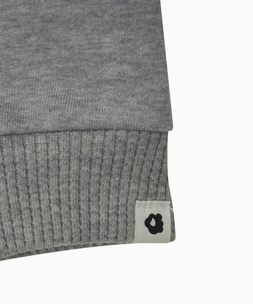 OHESHIO(オヘシオ)の「TWO-TONE WAFFLE HOODED ZIP-UP, MELANGE(パーカー・レディース・その他・FREE)」の10枚目の写真