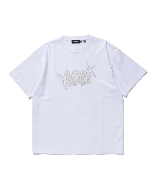 XLARGE（エクストララージ）の「XL ZIG S/S TEE（Tシャツ/カットソー・メンズ・ホワイト/パープル/ブラック・S/M/L/XL）」の2枚目の写真