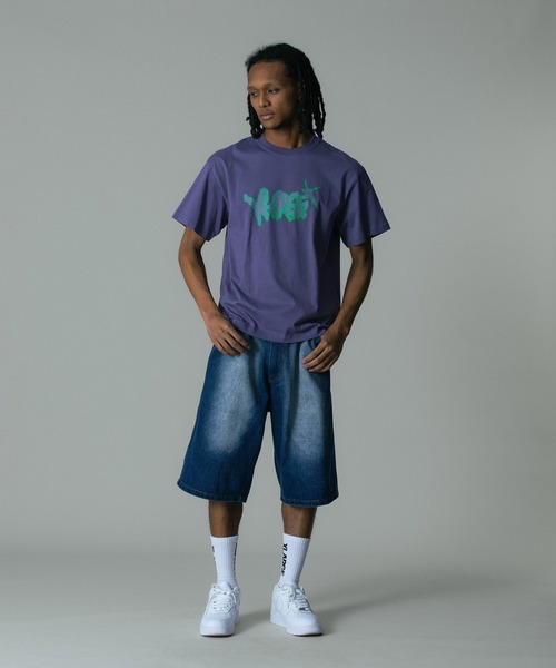 XLARGE（エクストララージ）の「XL ZIG S/S TEE（Tシャツ/カットソー・メンズ・ホワイト/パープル/ブラック・S/M/L/XL）」の10枚目の写真