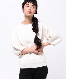 【WHO'S WHO gallery】SVカシミヤ袖バルーンニット