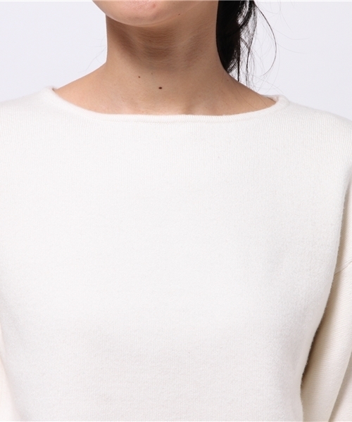 OUTLET（アウトレット）の「【WHO'S WHO gallery】SVカシミヤ袖バルーンニット（ニット/セーター・レディース・レッド/グレー/オフホワイト・FREE）」の7枚目の写真