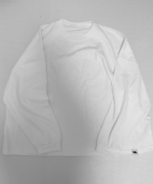 YACA（ヤーカ）の「Brushed Long Sleeve T-shirt/ブラッシュドロングスリーブTシャツ【unisex item】（Tシャツ/カットソー・レディース・ブラック/ホワイト・FREE）」の18枚目の写真
