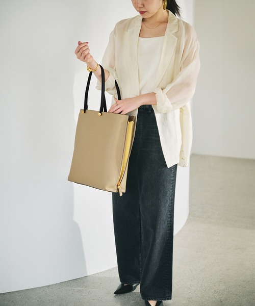 E'POR(エポール)の「【E'POR】Y BAG Large/A4対応・通勤(トートバッグ・レディース・ベージュ/ブルー系その他4・FREE)」の21枚目の写真