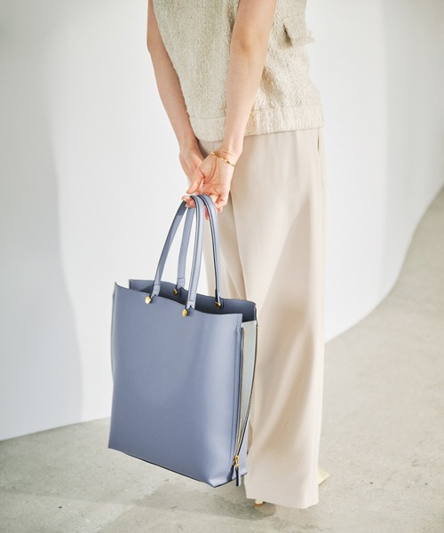 E'POR(エポール)の「【E'POR】Y BAG Large/A4対応・通勤(トートバッグ・レディース・ベージュ/ブルー系その他4・FREE)」の22枚目の写真