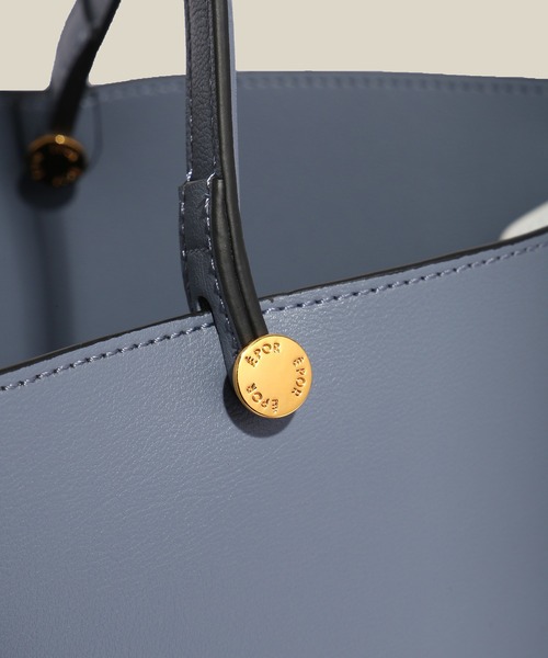 E'POR(エポール)の「【E'POR】Y BAG Large/A4対応・通勤(トートバッグ・レディース・ベージュ/ブルー系その他4・FREE)」の9枚目の写真