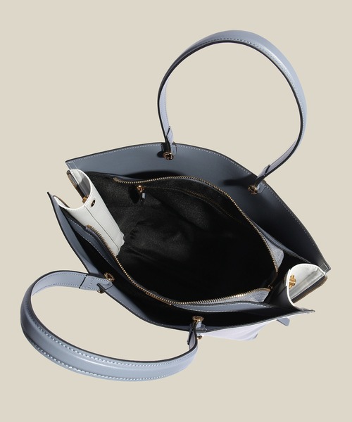 E'POR(エポール)の「【E'POR】Y BAG Large/A4対応・通勤(トートバッグ・レディース・ベージュ/ブルー系その他4・FREE)」の12枚目の写真