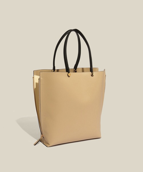 E'POR(エポール)の「【E'POR】Y BAG Large/A4対応・通勤(トートバッグ・レディース・ベージュ/ブルー系その他4・FREE)」の3枚目の写真