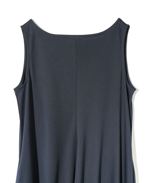 MIDIUMISOLID（ミディウミソリッド）の「MIDIUMISOLID for Ladies ジャージツイストヘムワンピース（ワンピース・レディース・ブラック/ネイビー/チャコールグレー・FREE）」の15枚目の写真
