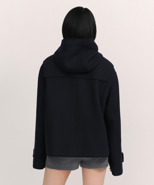 MUSINSA STANDARD WOMAN（ムシンサスタンダードウーマン）の「ウィメンズウールブレンドショートダッフルコート[ネイビー]（チェスターコート・レディース・その他・X-SMALL/SMALL/MEDIUM/LARGE）」の11枚目の写真