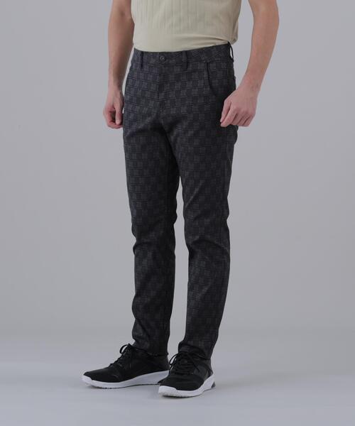 St ANDREWS(セントアンドリュース)の「【St ANDREWS】【ストレッチ】SAモノグラムジャガードパンツ (MENS)(その他パンツ・メンズ・ホワイト/ブラック・LL/M/L)」の3枚目の写真