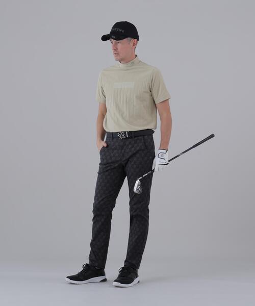 St ANDREWS(セントアンドリュース)の「【St ANDREWS】【ストレッチ】SAモノグラムジャガードパンツ (MENS)(その他パンツ・メンズ・ホワイト/ブラック・LL/M/L)」の4枚目の写真