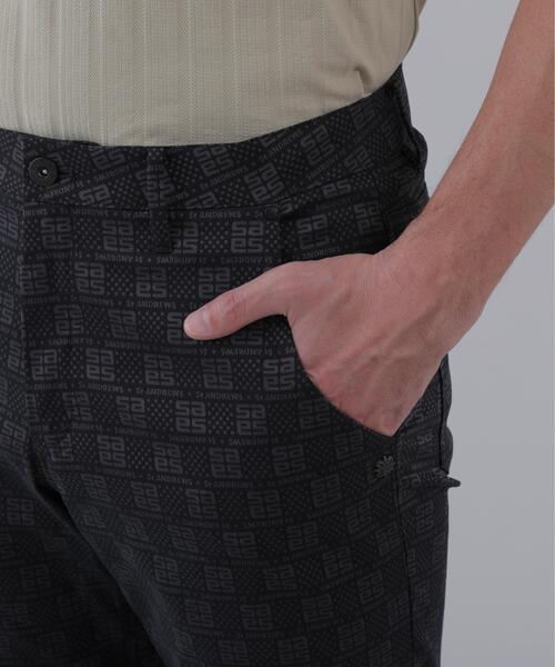 St ANDREWS(セントアンドリュース)の「【St ANDREWS】【ストレッチ】SAモノグラムジャガードパンツ (MENS)(その他パンツ・メンズ・ホワイト/ブラック・LL/M/L)」の9枚目の写真