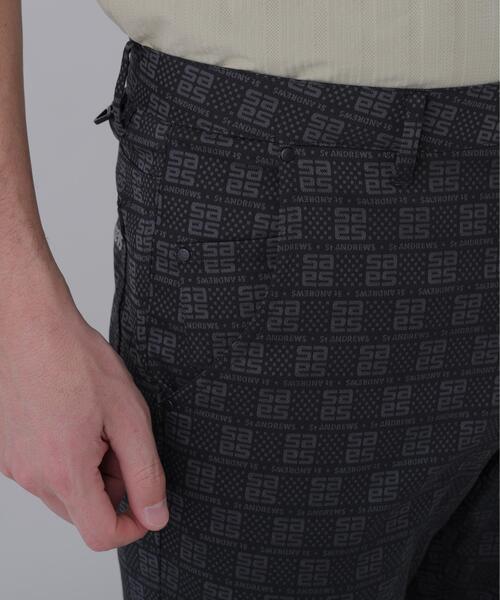 St ANDREWS(セントアンドリュース)の「【St ANDREWS】【ストレッチ】SAモノグラムジャガードパンツ (MENS)(その他パンツ・メンズ・ホワイト/ブラック・LL/M/L)」の10枚目の写真