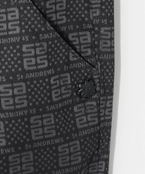 St ANDREWS(セントアンドリュース)の「【St ANDREWS】【ストレッチ】SAモノグラムジャガードパンツ (MENS)(その他パンツ・メンズ・ホワイト/ブラック・LL/M/L)」の14枚目の写真