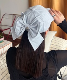 Rejoule（リジュール）の「チャーム付き バックリボンキャップ（キャップ）」