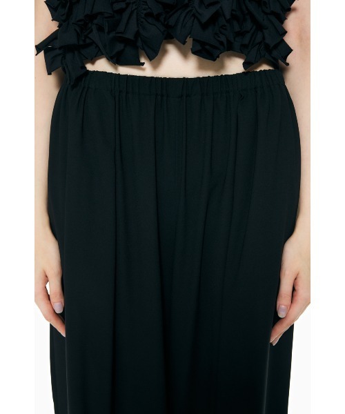 ENFOLD(エンフォルド)の「RELAX ELASTIC-HEM PANTS(その他パンツ・レディース・ブラック/キナリ・38/36/34)」の9枚目の写真