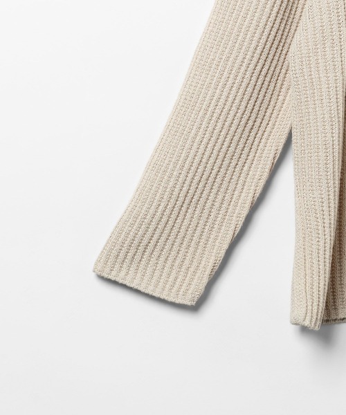 GLOBAL WORK(グローバルワーク)の「ペーパーヤーンニットプルオーバー長袖/646687(ニット/セーター・レディース・ダークブラウン/イエロー系/ナチュラル・MEDIUM/LARGE)」の14枚目の写真