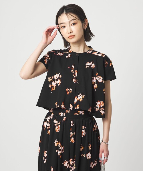 green label relaxing(グリーンレーベルリラクシング)の「フラワー ヨーク フレア ブラウス マシンウォッシャブル・接触冷感(シャツ/ブラウス・レディース・その他1・FREE)」の18枚目の写真