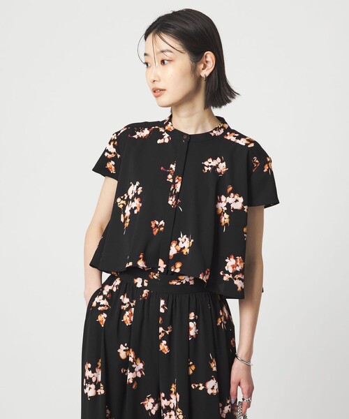 green label relaxing(グリーンレーベルリラクシング)の「フラワー ヨーク フレア ブラウス マシンウォッシャブル・接触冷感(シャツ/ブラウス・レディース・その他1・FREE)」の19枚目の写真