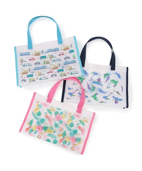 kladskap(クレードスコープ)の「【SWIM】総柄プールバッグ(バックパック/リュック・キッズ・サックスブルー/ピンク/ネイビー・F)」の12枚目の写真