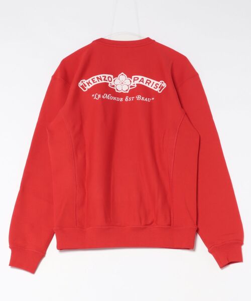 KENZO（ケンゾー）の「'KENZO Paris Emblem' エンブロイダリー スウェット イン コットン（スウェット・メンズ・レッド系その他・SMALL/MEDIUM）」の4枚目の写真