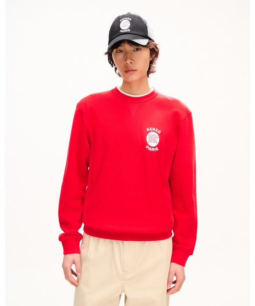 KENZO（ケンゾー）の「'KENZO Paris Emblem' エンブロイダリー スウェット イン コットン（スウェット・メンズ・レッド系その他・SMALL/MEDIUM）」の3枚目の写真