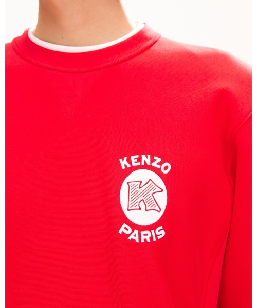 KENZO（ケンゾー）の「'KENZO Paris Emblem' エンブロイダリー スウェット イン コットン（スウェット・メンズ・レッド系その他・SMALL/MEDIUM）」の5枚目の写真