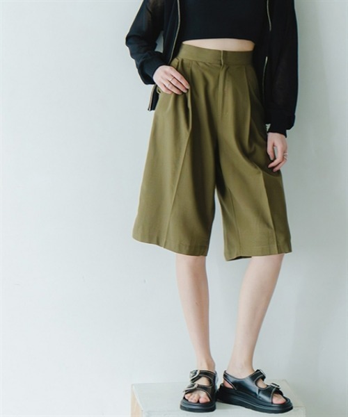 Maison INNESS(メゾンアイネス)の「リネン混バミューダパンツ(UVカット・接触冷感)<大きいサイズ有>(その他パンツ・レディース・カーキ/ライトベージュ・S/M/L/LL/3L/4L/5L)」の16枚目の写真