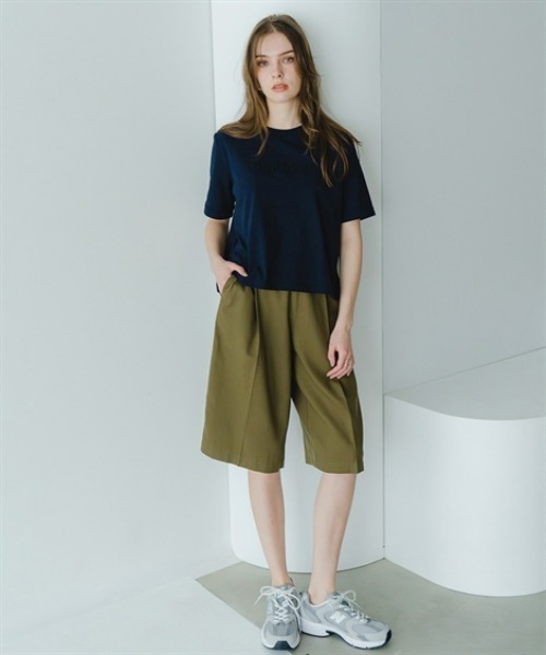 Maison INNESS(メゾンアイネス)の「リネン混バミューダパンツ(UVカット・接触冷感)<大きいサイズ有>(その他パンツ・レディース・カーキ/ライトベージュ・S/M/L/LL/3L/4L/5L)」の21枚目の写真