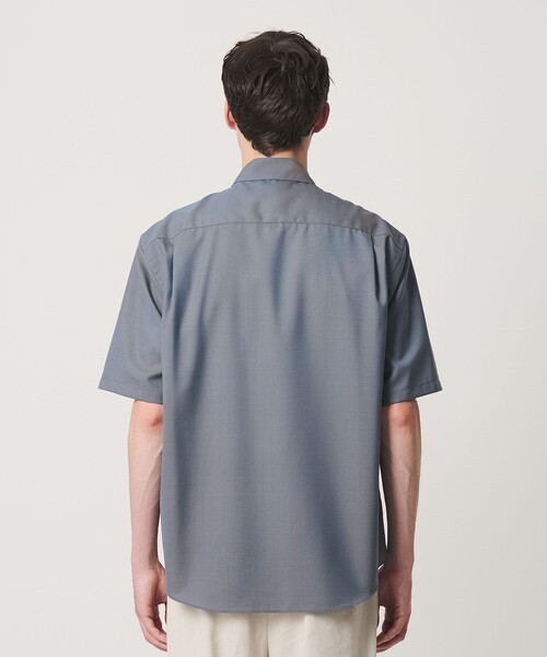 BEAUTY&YOUTH UNITED ARROWS(ビューティーアンドユースユナイテッドアローズ)の「尾州 TW レギュラー ショートスリーブ シャツ GRANDE TAPERD型 ウォッシャブル MADE IN JAPAN(シャツ/ブラウス・メンズ・コバルトブルー/オリーブ・S/XL/L/M)」の9枚目の写真
