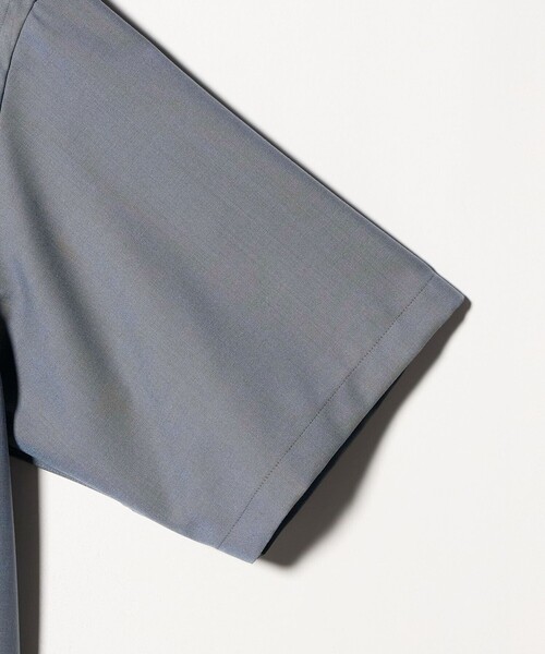 BEAUTY&YOUTH UNITED ARROWS(ビューティーアンドユースユナイテッドアローズ)の「尾州 TW レギュラー ショートスリーブ シャツ GRANDE TAPERD型 ウォッシャブル MADE IN JAPAN(シャツ/ブラウス・メンズ・コバルトブルー/オリーブ・S/XL/L/M)」の13枚目の写真